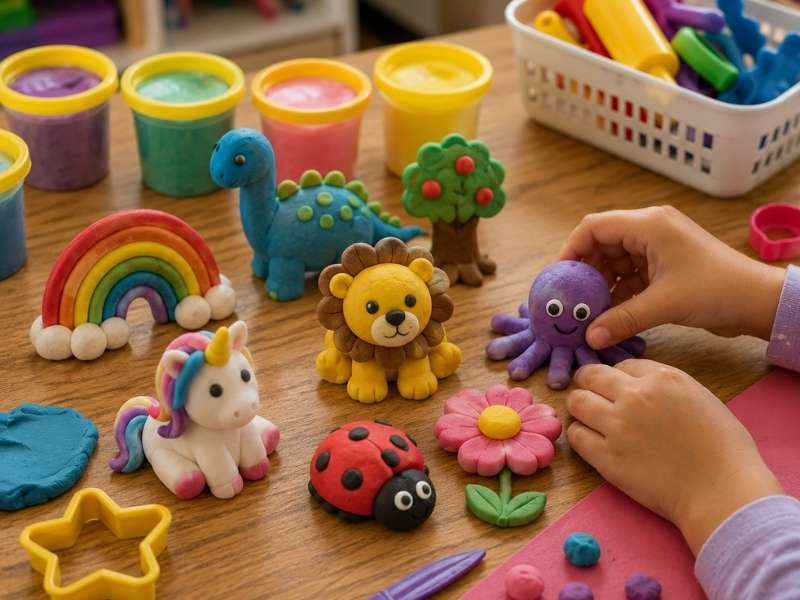 Create Homemade Play Dough Sculptures