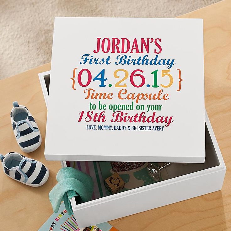 Create a First Birthday Time Capsule