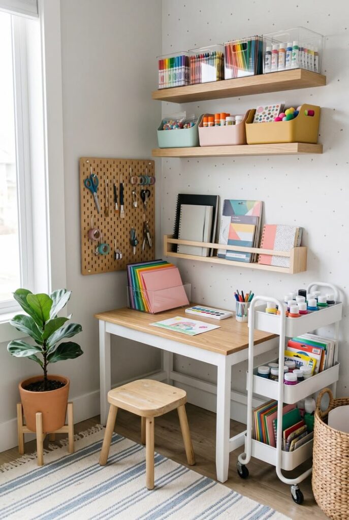 Create a Homework or Craft Station