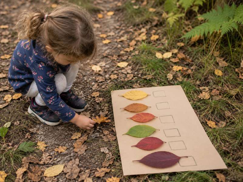 Create a Simple Leaf Colour Hunt