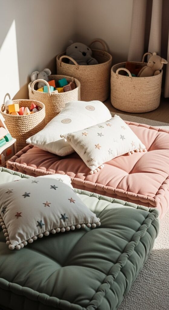 Decorate Empty Corners With Floor Cushions
