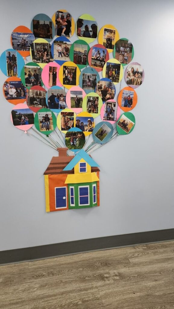 Display Family Photos Alongside Childhood Memories