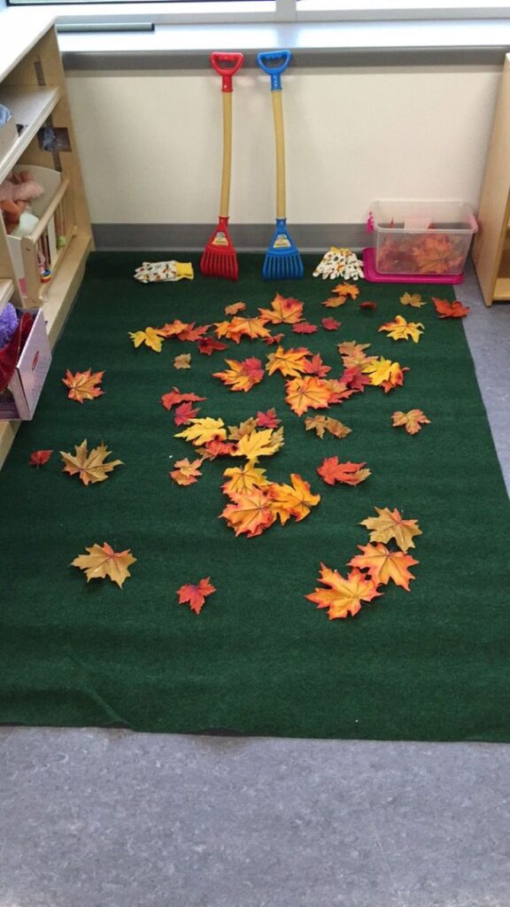 Encourage Independent Play Inside Your Fall-Themed Kids Play Corner