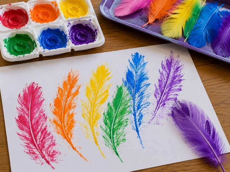 Feather Painting