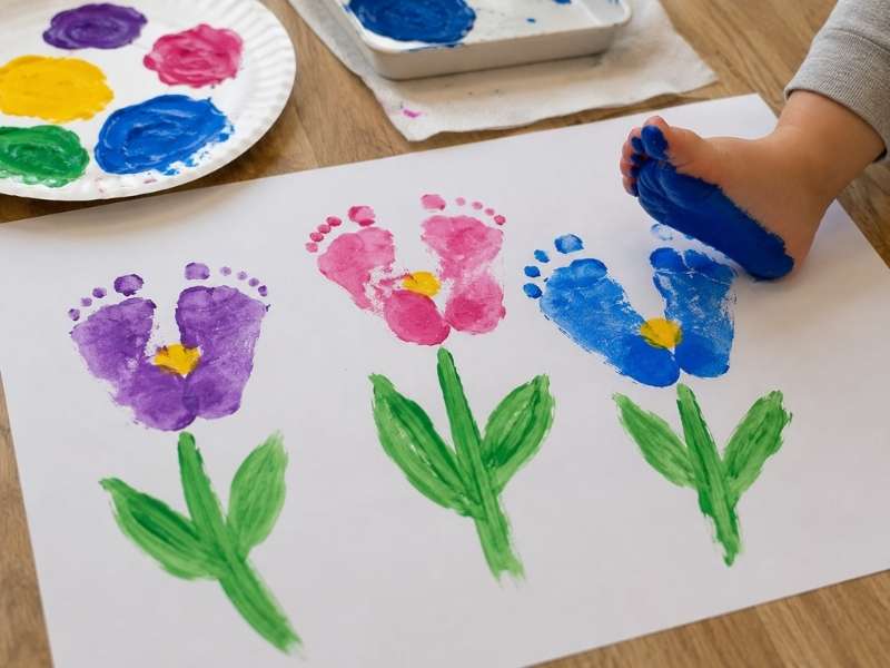 Footprint Painting