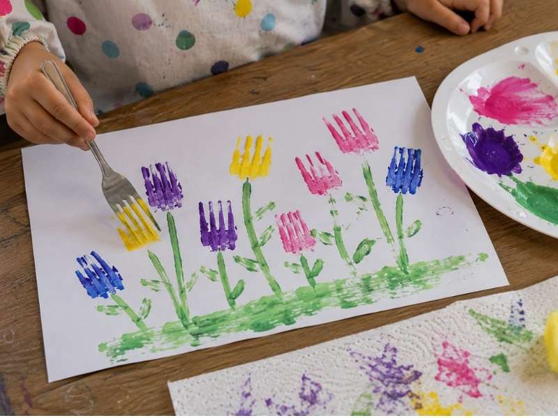 Fork Painting
