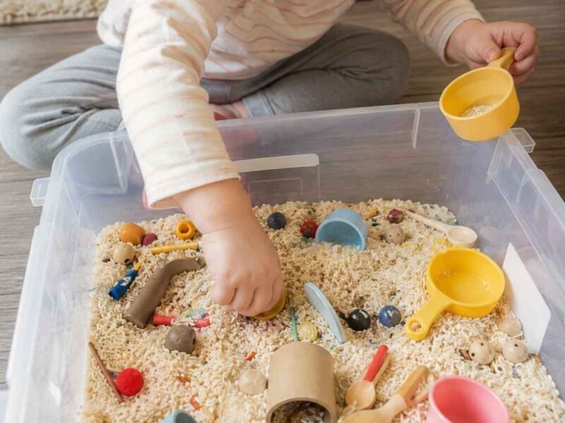 How to Make Toddler Sensory Bins That Are Fun, Safe, and Easy to Set Up