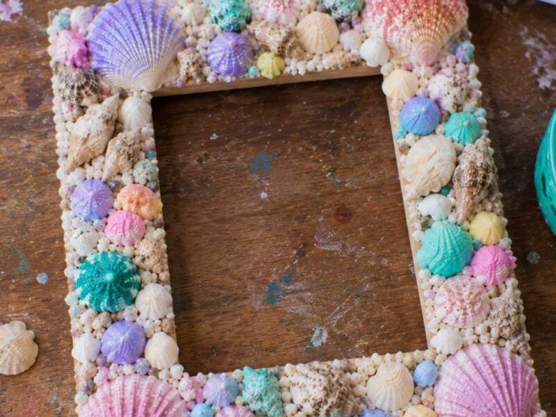 How to Make an Adorable Seashell Picture Frame Craft for Preschoolers (Step-by-Step Guide)