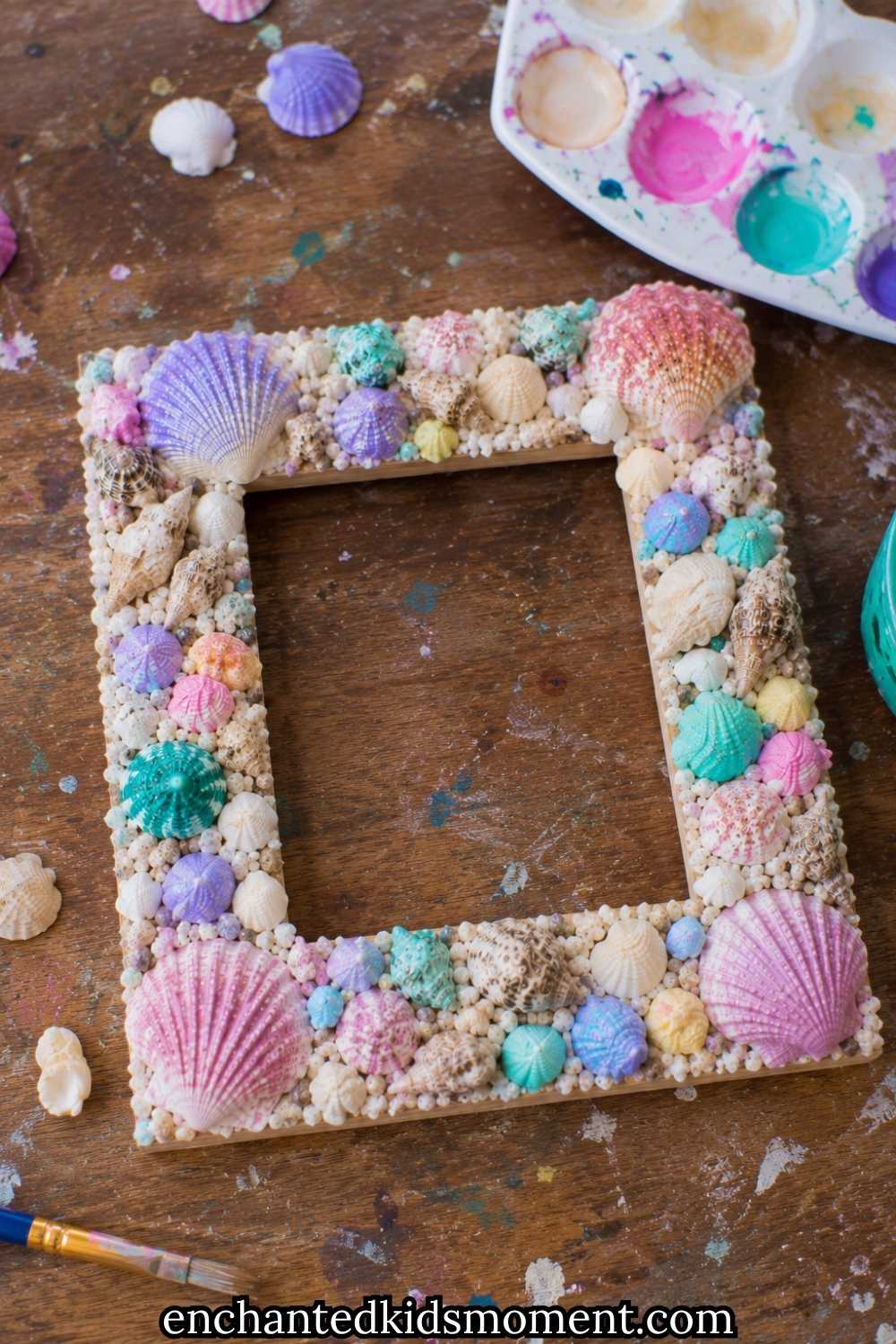 How to Make an Adorable Seashell Picture Frame Craft for Preschoolers (Step-by-Step Guide)