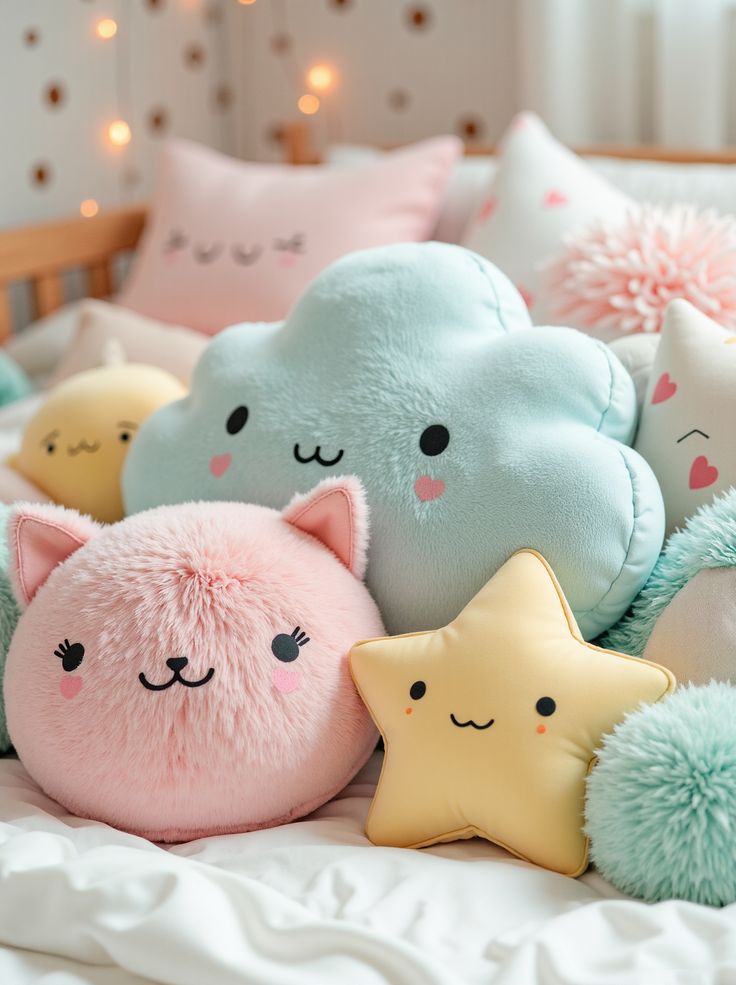 Mix Decorative Pillows With Fun Shapes