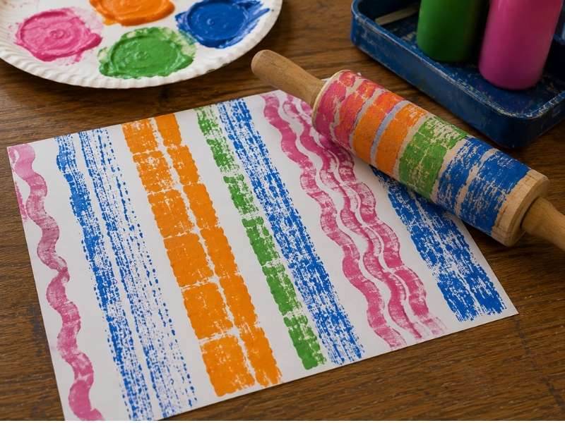 Rolling Pin Painting