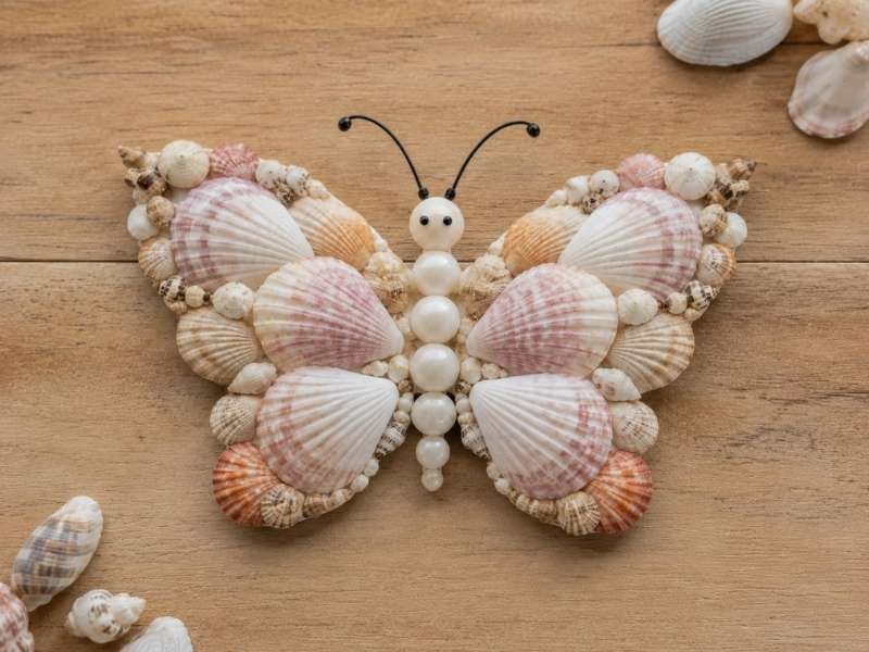 Seashell Butterfly Craft