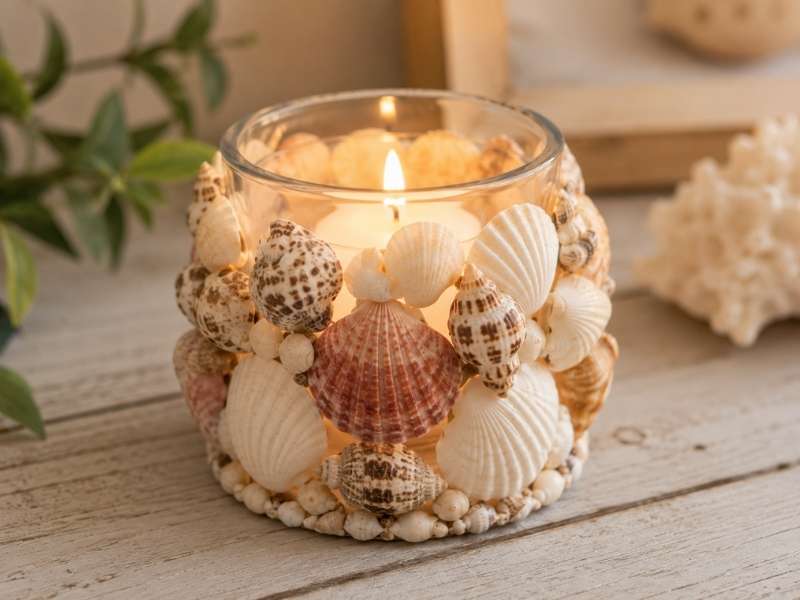 Seashell Candle Holder