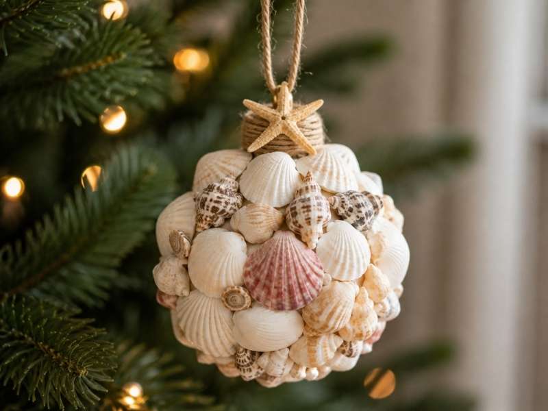  Seashell Christmas Ornament