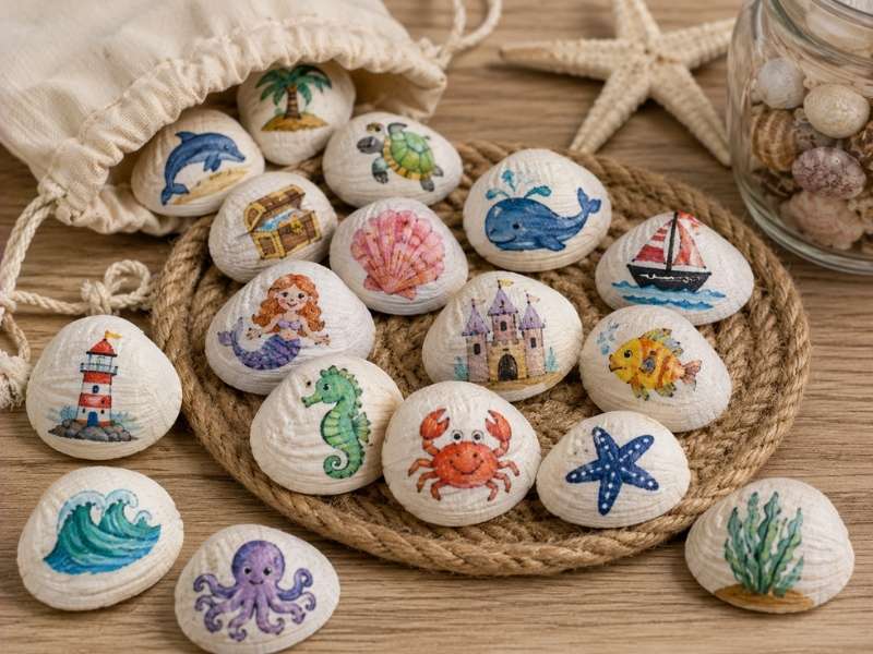 Seashell Story Stones
