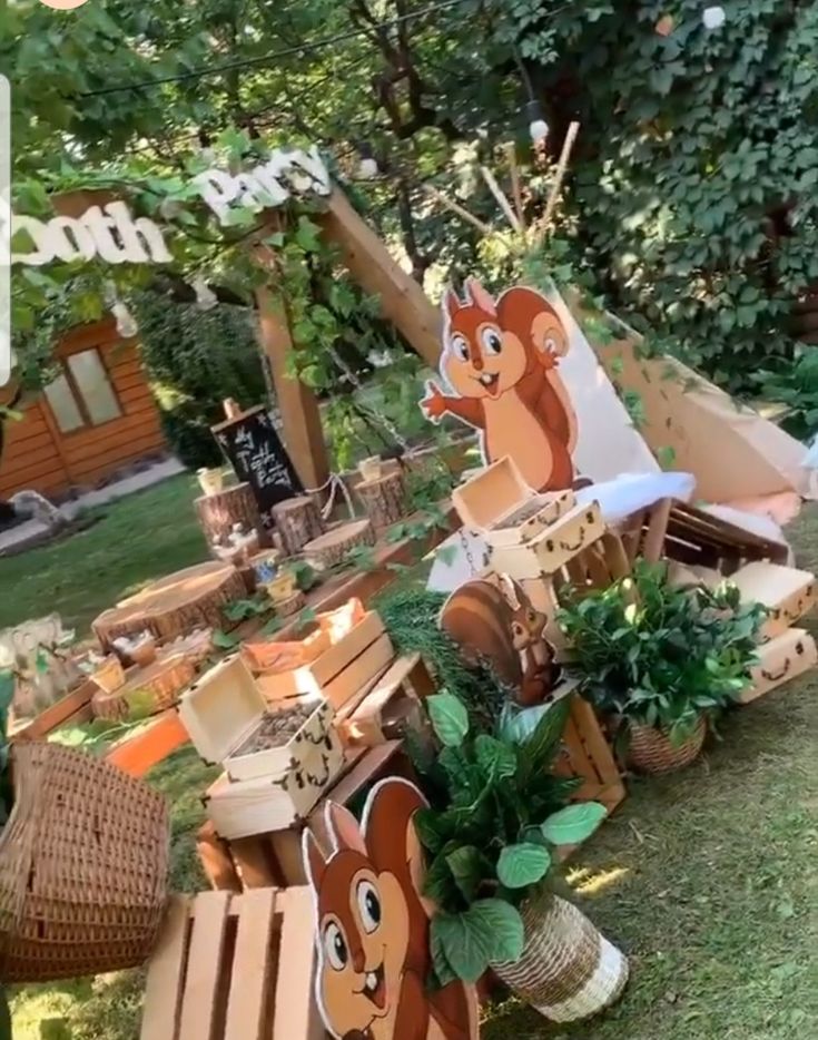  Squirrel's Acorn Adventure Birthday Party