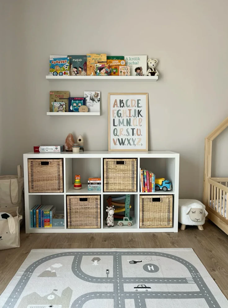  Use Matching Storage Boxes to Reduce Visual Clutter
