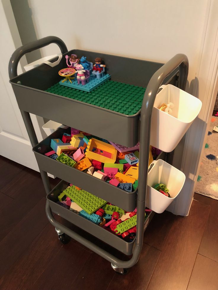 Use Rolling Storage That Moves With Play