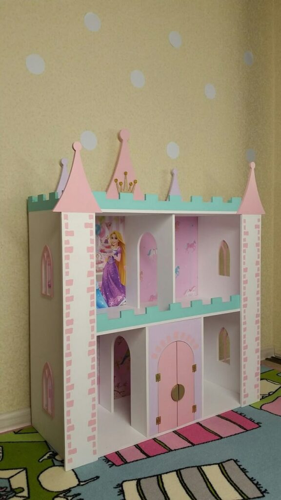 Add a Castle-Shaped Bookcase