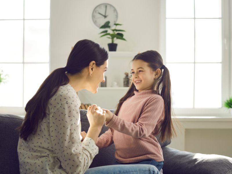 parents and kids conversation