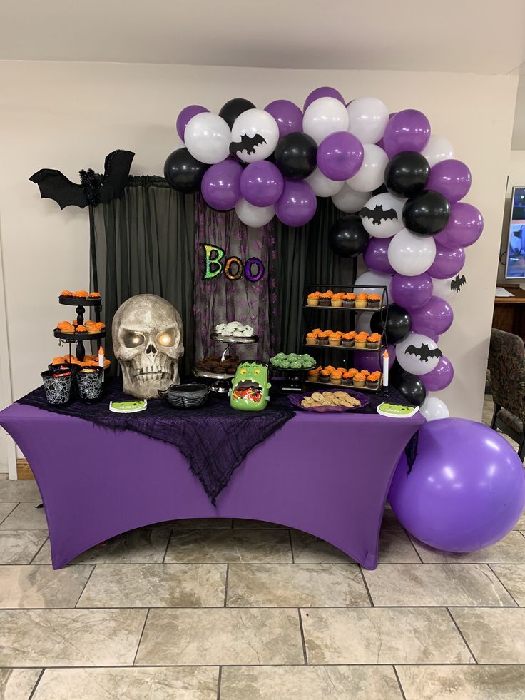 Halloween Dessert Table Backdrop