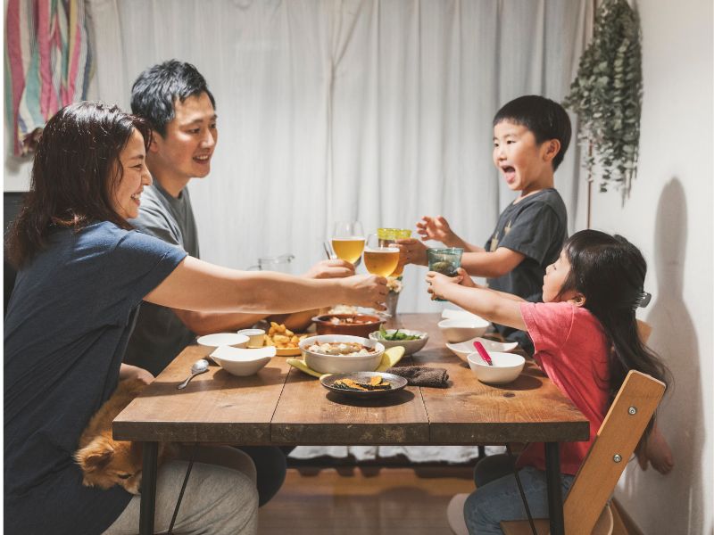 Have a First-Day Family Dinner