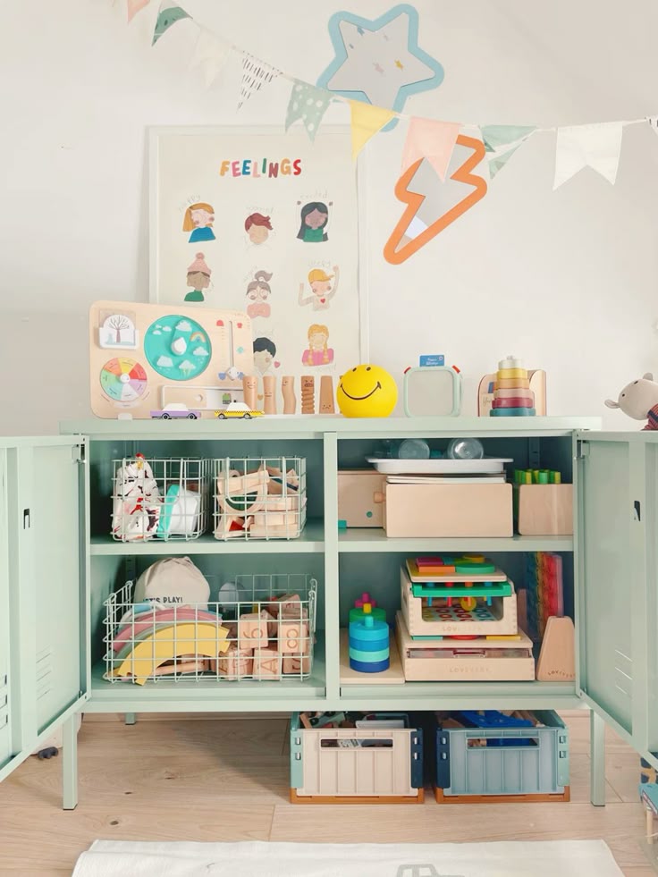 Keep Toys Inside Closed Cabinets
