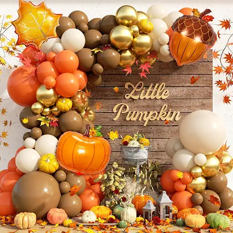 Pumpkin Patch Balloon Garland
