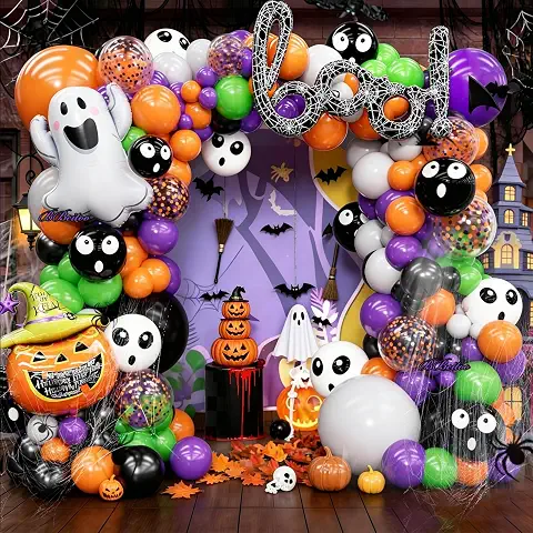 Smiling Monster Balloon Garland