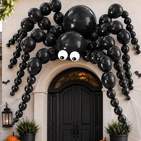Spider Web Balloon Garland