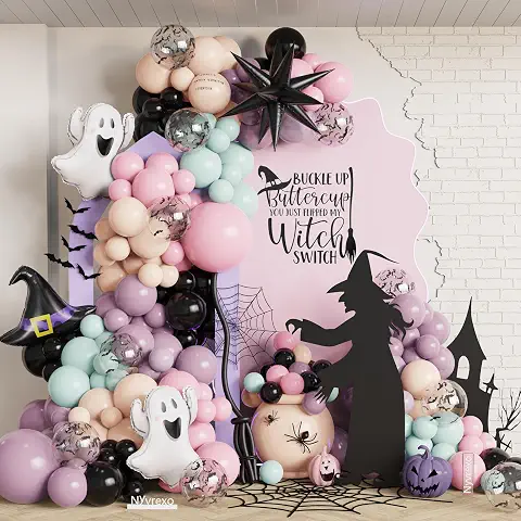 Witch's Hat Balloon Garland