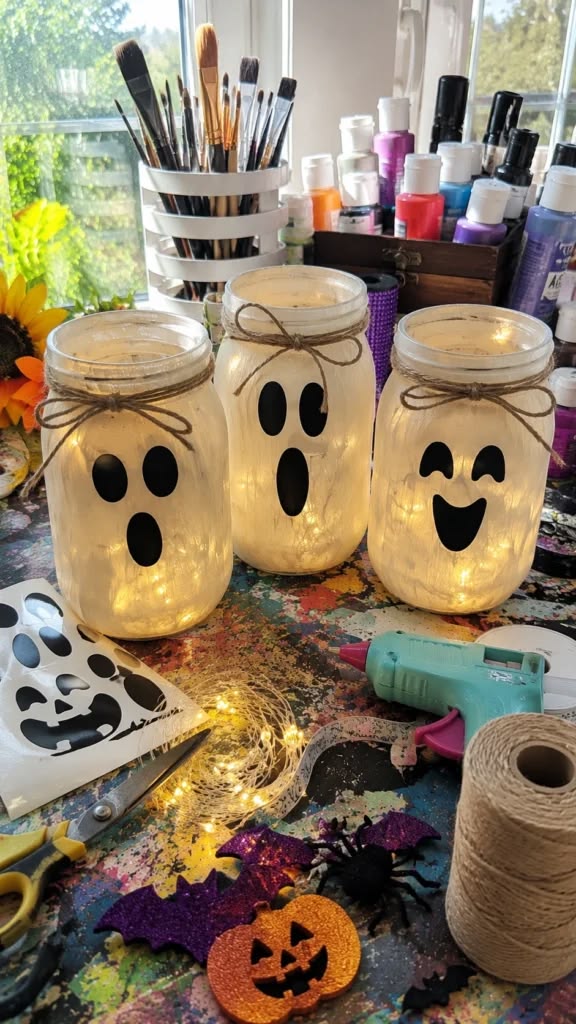 DIY Halloween Flower Pots