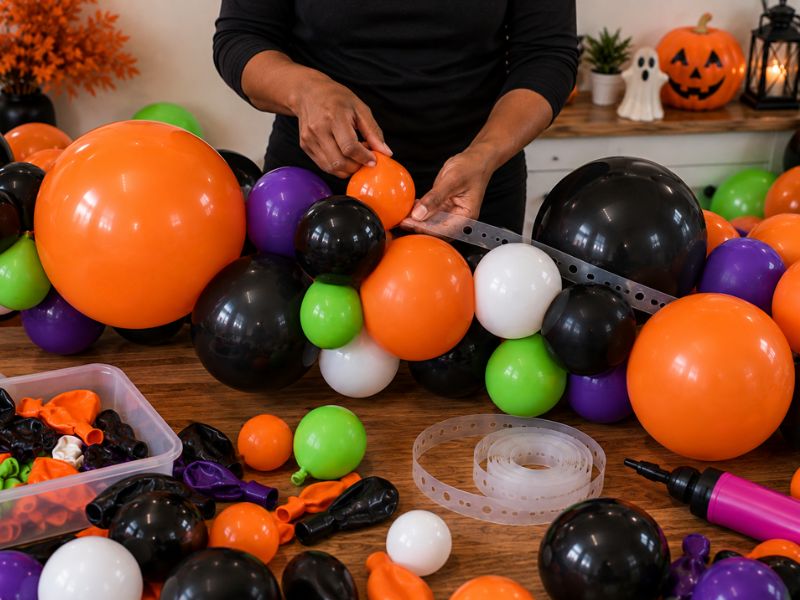 Build the Main Balloon Garland Shape