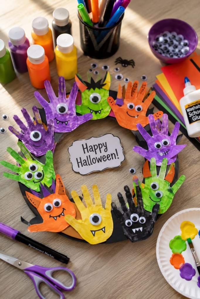 Halloween Handprint Banners