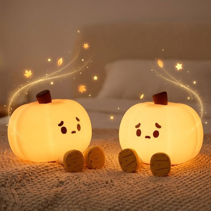 Glowing Pumpkin Night Lights