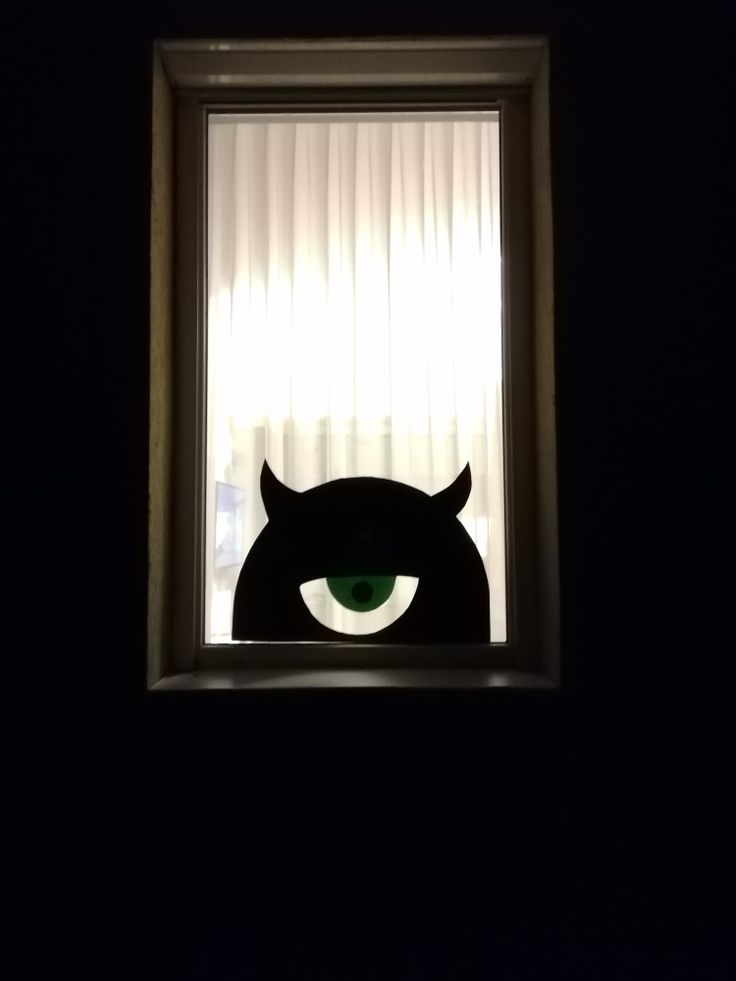 Monster Eyes Window Decoration