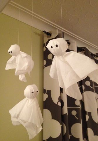 Tissue Paper Ghosts