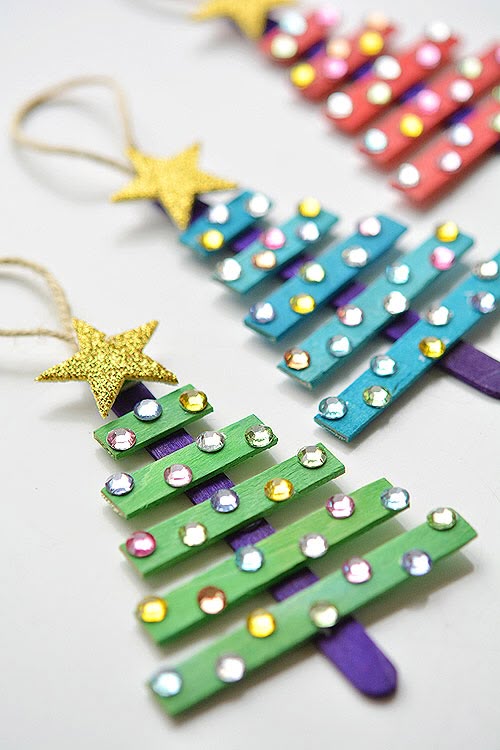 Popsicle Stick Christmas Tree