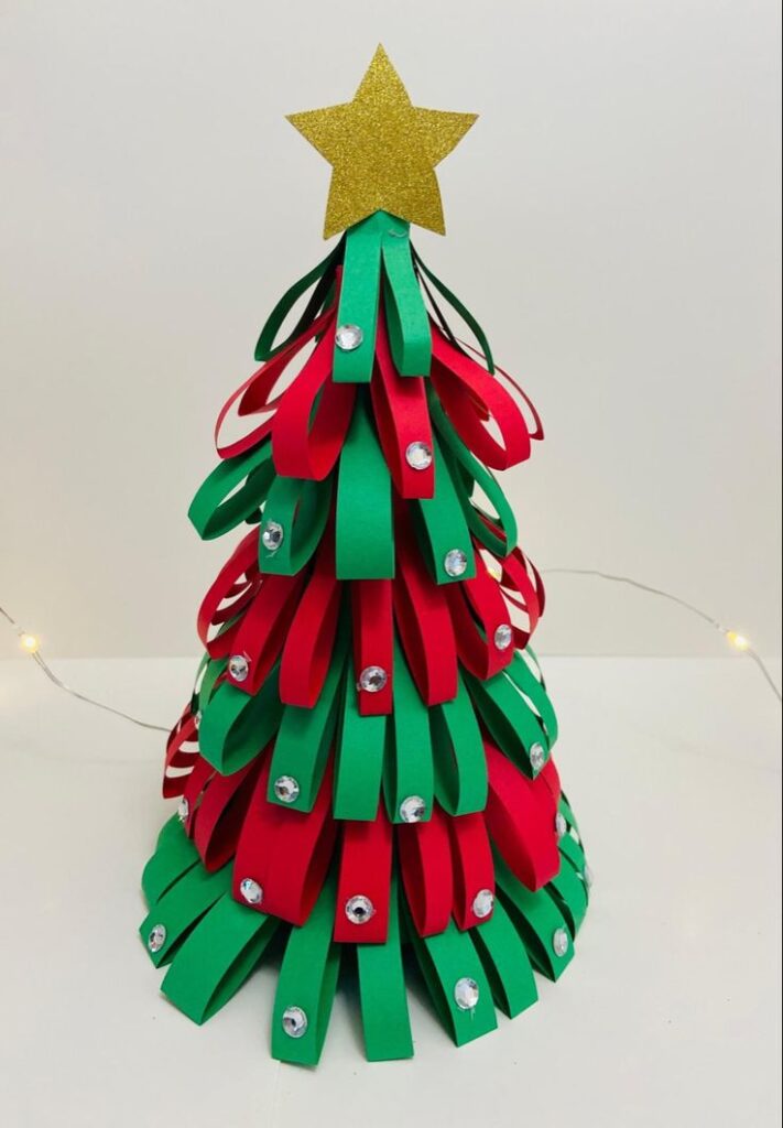 Paper Christmas Tree Craft