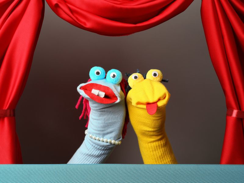 Create a Sock Puppet Show