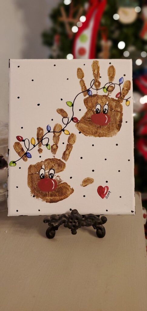 Handprint Reindeer Keepsake