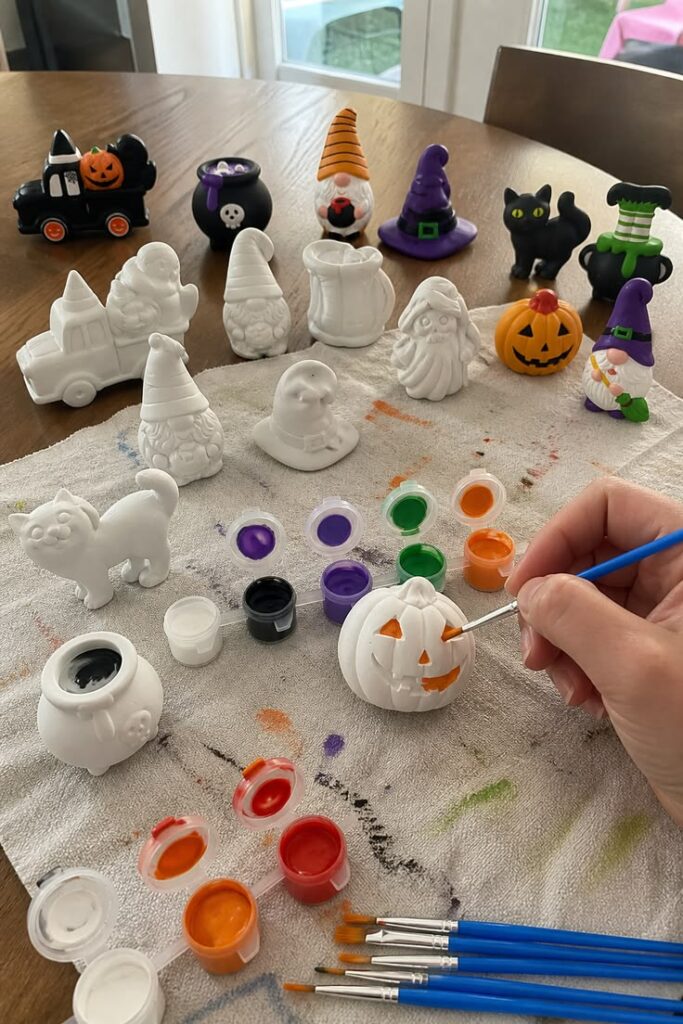 Gemscream Ceramic Painting Kit With Paints and Brushes