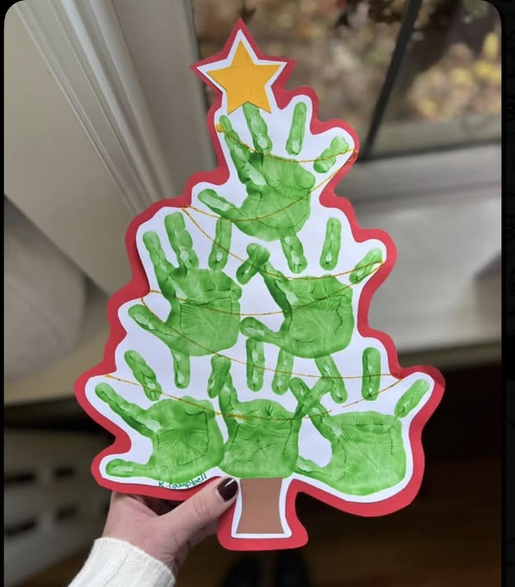 Handprint Christmas Tree