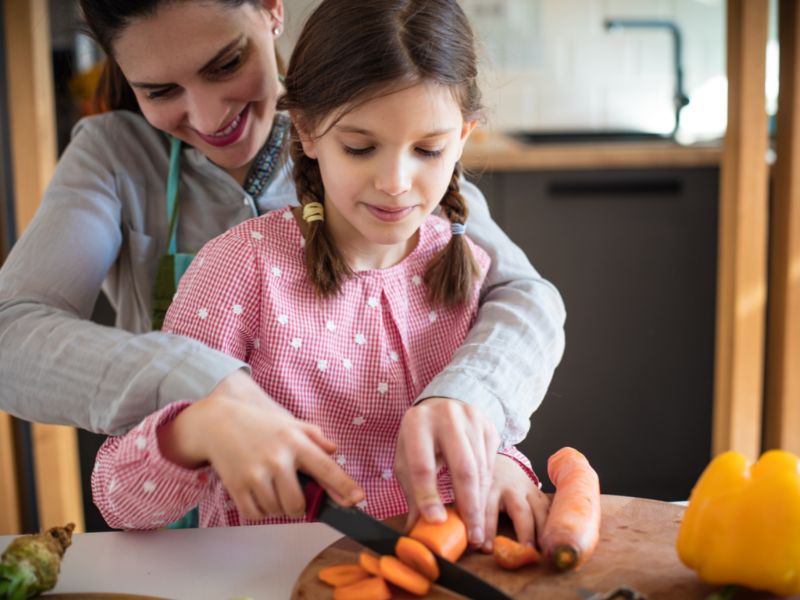 Let Kids Help Cook One Dish