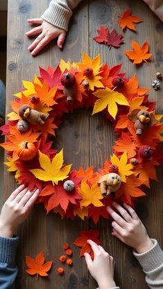 Make a Thanksgiving Wreath