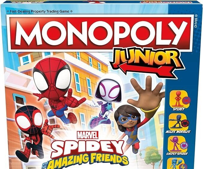 Monopoly Junior Marvel Spidey and His Amazing Friends Edition