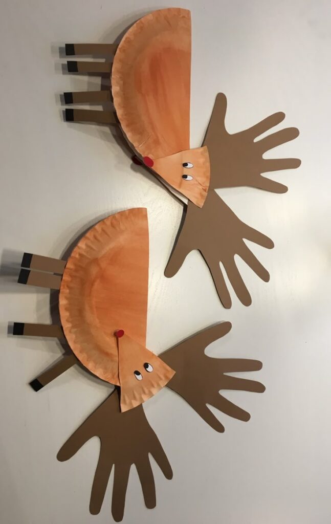 Paper Plate Reindeer