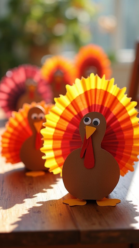 Paper Turkey Centerpiece