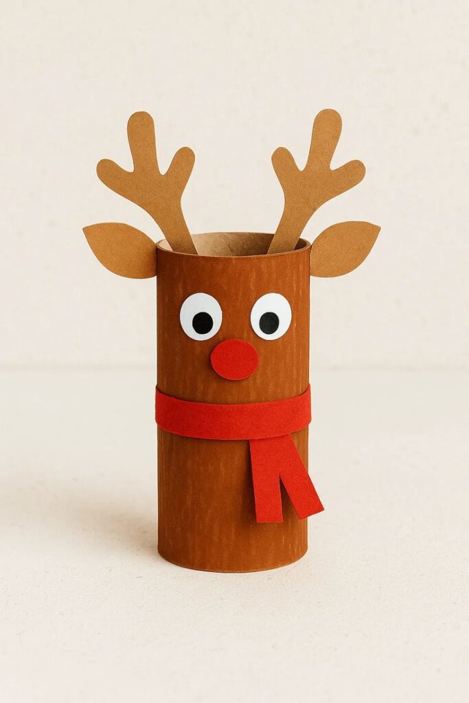 Reindeer Toilet Paper Roll Craft