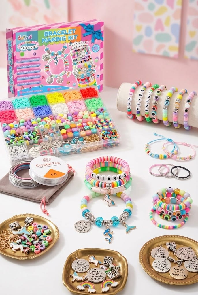 Charm Bracelet and Jewelry-Making Kit